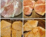 รูปขั้นตอนการทำที่ 1 ของ ยำหมูย่างกับแอปเปิ้ล