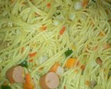 A picture of step 2 of Spaghetti Stir-Fry.