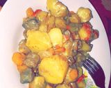 A picture of step 9 of Vegetable Potato Soup.