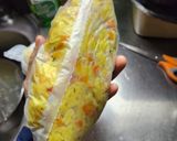 Foto del paso 4 de la receta: Arroz amarillo con rulos de jamón y queso