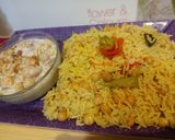 A picture of step 4 of Chana pulao.