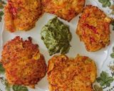 Vegán kukoricalepénykék avokado chimichurrival recept fázis 4 fotója