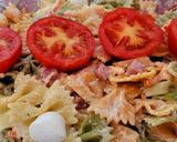 Foto del paso 5 de la receta: Ensalada de pasta con mozzarella y sardinillas