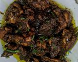 A picture of step 3 of Pepper chicken.