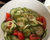 Legfinomabb uborkasaláta 🥒🍅🌶️ recept fázis 1 fotója
