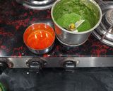A picture of step 2 of Tirangi idli goli.