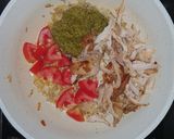Foto langkah ke 3 dari resep Creamy Roasted Chicken Pesto Pasta.
