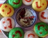 A picture of step 6 of Independence day special colourful idli.