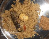 A picture of step 13 of Egg Biryani.
