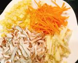 Hình bước làm 1 của món Soup đậu hũ non rau củ
