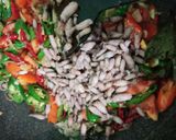Foto langkah ke 3 dari resep Nasi Bakar Baby Squid & Anchovies.