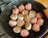 Foto del paso 1 de la receta: Albóndigas en salsa BBQ