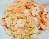 Hình bước làm 2 của món Củ sắn xào tép