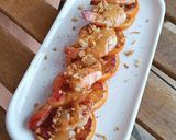 Foto del paso 9 de la receta: Langostino Brown a la plancha con salsa de naranja sanguina