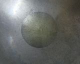 A picture of step 3 of Suki bhaji (potato sabji).