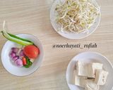 Foto langkah ke 1 dari resep Tumis Tauge Tahu.