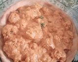 A picture of step 43 of Nawabi veg musallam with laccha paratha tart.