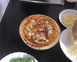 A picture of step 10 of Without Oven Chicken Tikka cheese Pizza 🤗.