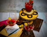A picture of step 4 of Watermelon Pomegranates Mojito/Mocktail.