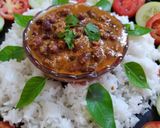 A picture of step 5 of Rajma masala.