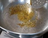 A picture of step 1 of Penne in red sauce with herbs.
