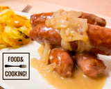 Foto del paso 6 de la receta: Salchichas al Vino con Patatas Pegotòn