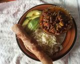 A picture of step 3 of Njahi stew.