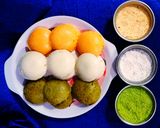 तिरंगी इडली (tiranga idli recipe in marathi) रेसिपी स्टेप 3 फोटो 