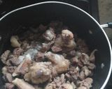 A picture of step 3 of Mutton fry.