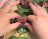 A picture of step 4 of Grilled Beef Wrapped Betel Leaves | Bò Nướng Lá Lốt.