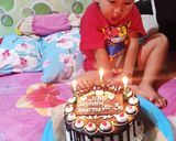 Foto langkah ke 2 dari resep Brownies Kukus 4 telur Base kue ultah.