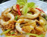 รูปขั้นตอนการทำที่ 5 ของ หมึกผัดไข่เค็ม
