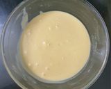 A picture of step 2 of Blondie (White chocolate brownie).