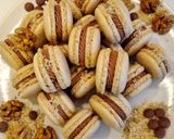 DIÓ macaron, zserbó krémmel recept fázis 14 fotója