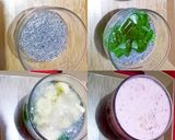A picture of step 3 of Sago salad drink 😋.