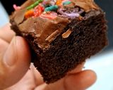 Foto langkah ke 7 dari resep Brownis fudgy premium.