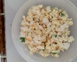 Foto langkah ke 3 dari resep Tahu telur kukus Snack MPASI 8+.