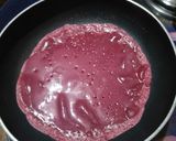 A picture of step 4 of Red Velvet Crepes.