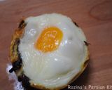 A picture of step 8 of Onion omelette muffins.