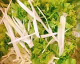 รูปขั้นตอนการทำที่ 2 ของ สลัดผักซัมจังเกาหลี🥗 style by barbie👩🏼🍳