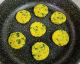 A picture of step 4 of Spinach & Cottage Cheese Stuffed Sweet Potato Cutlets(Golden Pan-Seared Shakarkandi Delight).