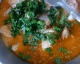 A picture of step 6 of Dahi chicken (yogurt chicken).