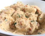 Foto langkah ke 8 dari resep Tofu saus telur asin.