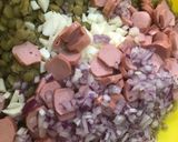 Lencsesaláta recept fázis 3 fotója