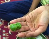A picture of step 6 of Golden Cheesy Palak Nuts 🥜.