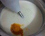 A picture of step 4 of Pakora Kadi.