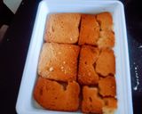 A picture of step 4 of New instant custard Malai cake for Holi festival.