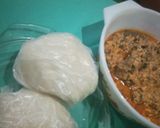 A picture of step 6 of Egusi soup.