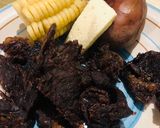Foto del paso 5 de la receta: Carne seca frita