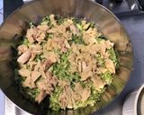 Une image de l'étape 5 de Dôme de salade composée marinée (haricots blancs,thon,carottes,courgettes et persil).